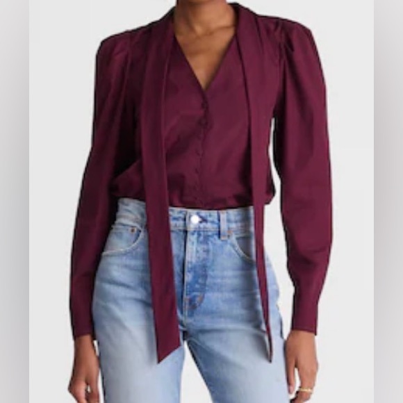 Madewell Tops - Madewell| V-Neck Button-Front Top